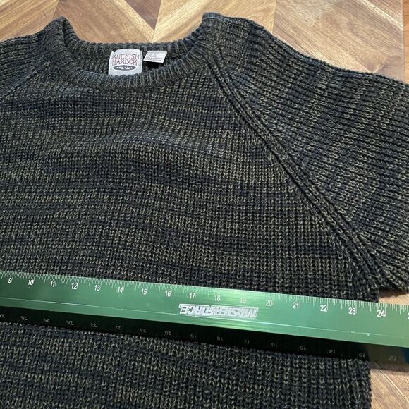 Rhenish Harbor Sweater Raglan Knit Acrylic Pullover Crew Neck Vintage XL New - Picture 5 of 7